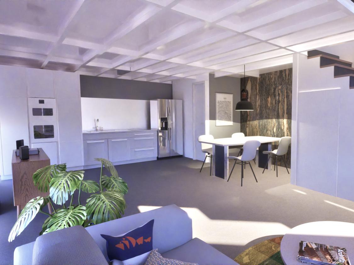 diseño de interiores en el local los grecos