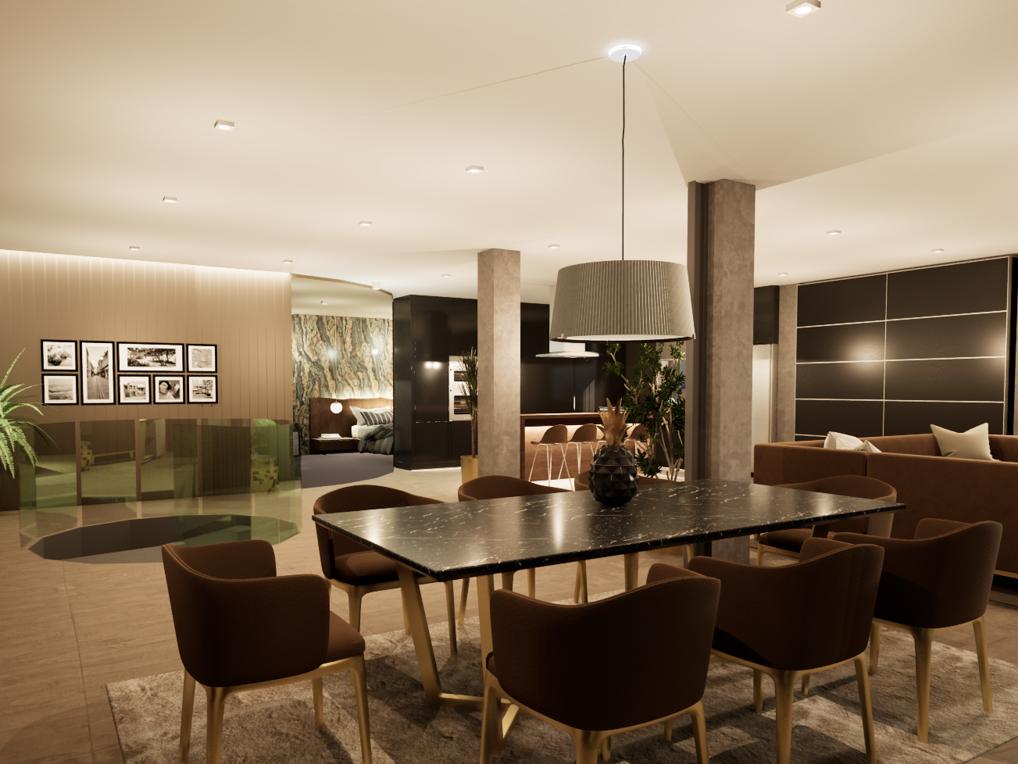 diseño de interiores vivienda en los campitos